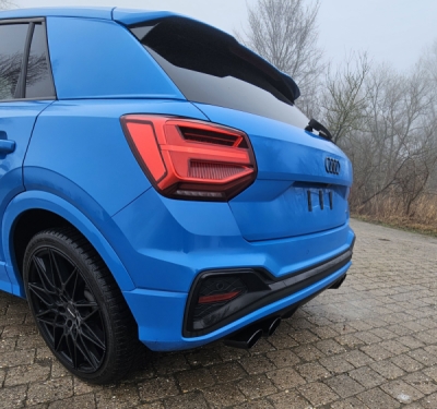 Audi Q2 koncový tlumič výfuku vpravo/vlevo s předním tlumičem výfuku - FOX AU170005-348B-ANL