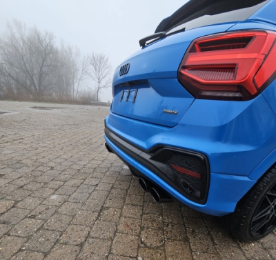 Audi Q2 koncový tlumič výfuku vpravo/vlevo s předním tlumičem výfuku - FOX AU170005-348B-ANL