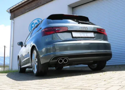 FOX Nerezový výfuk | Zadní tlumič - Audi A3 (8V), 1.4 TFSi, 2012-0, AU052057-130