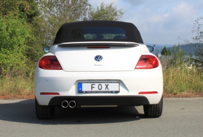 FOX Nerezový výfuk | Zadní tlumič - Volkswagen Beetle (5C), 1.4 Tsi, 2011-0, VW101057-132