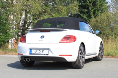 FOX Nerezový výfuk | Zadní tlumič - Volkswagen Beetle (5C), 1.4 Tsi, 2011-0, VW101057-132