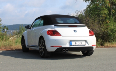 FOX Nerezový výfuk | Zadní tlumič - Volkswagen Beetle (5C), 1.2 Tsi, 2011-0, VW101077-132