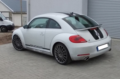 Výstupní tlumič výfuku VW Brouk typ 16 pravý/levý - 115x85 ty FOX VW101125-461