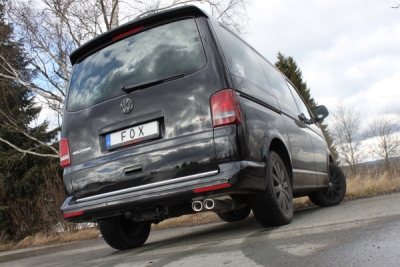 FOX Nerezový výfuk | Zadní tlumič - Volkswagen Transporter T5/T6 (7H/7J), 3.2 V6, 2003-0, VW131012-364
