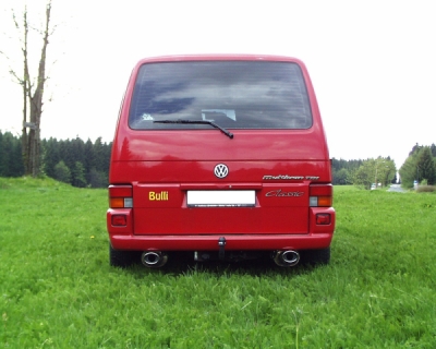 FOX Nerezový výfuk | Zadní tlumič - Volkswagen Transporter T4 (70/7D), 2.8 VR6, 1990-2003, VW130093-367