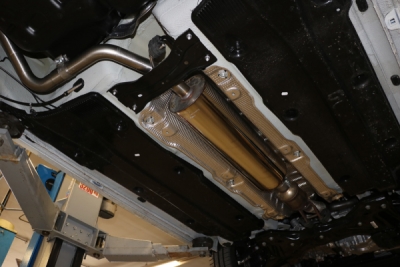 Koncový tlumič výfuku VW UP GTI - bez výfukového potrubí FOX VW240001-ESD