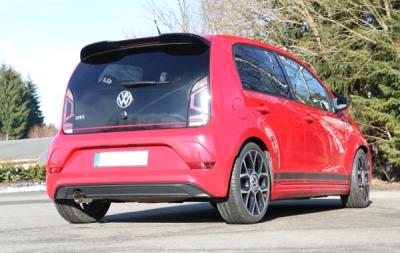VW UP GTI final pipe system left fitted of original final si FOX VW240000-291