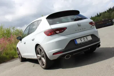 Seat Leon 5F Cupra Závěrečný tlumič výfuku pravý/levý - 140x90 typ 4 FOX SE042185-751