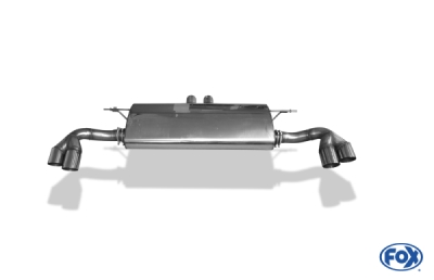 FOX Nerezový výfuk | Zadní tlumič - BMW X5 (E70), 48i, 2007-2012, BM111033-090
