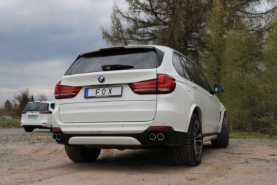 BMW X5 F15 koncový tlumič výfuku křížový výstup vpravo/vlevo, zdvojený FOX BM112003-130