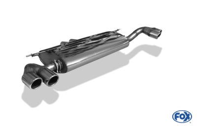 FOX Nerezový výfuk | Zadní tlumič - BMW X5 (E70), 48i, 2007-2012, BM111033-130