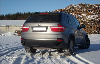 FOX Nerezový výfuk | Koncovky výfuku - BMW X5 (E70), 30d, 2007-2012, BM111010-461