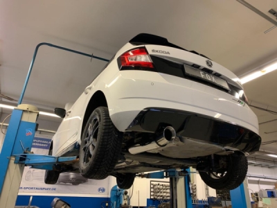 Škoda Fabia NJ R5 Edition koncový tlumič - 1x100 typ 25 FOX SK051031-295