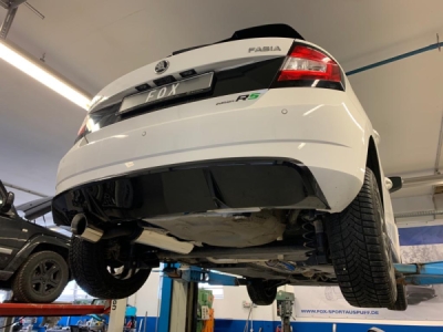 Škoda Fabia NJ R5 Edition koncový tlumič - 1x100 typ 25 FOX SK051031-295