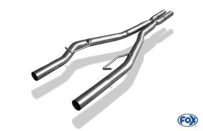 FOX Nerezový výfuk | Přední tlumič - Chrysler 300 C, 5.7, 2004-2010, CR100010-VER