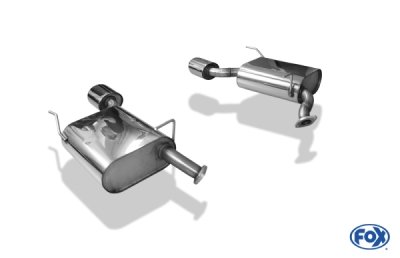 FOX Nerezový výfuk | Zadní tlumič - Chevrolet Captiva , 2.4, 2006-2011, CE030003-367