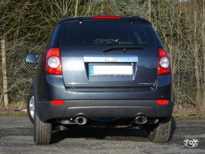 FOX Nerezový výfuk | Zadní tlumič - Chevrolet Captiva , 2.4, 2006-2011, CE030003-367