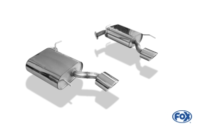 FOX Nerezový výfuk | Zadní tlumič - Chevrolet Captiva , 2.4, 2006-2011, CE030003-367