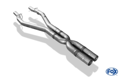 FOX Nerezový výfuk | Přední tlumič - Chrysler 300 C, SRT8, 2004-2010, CR100040-VER