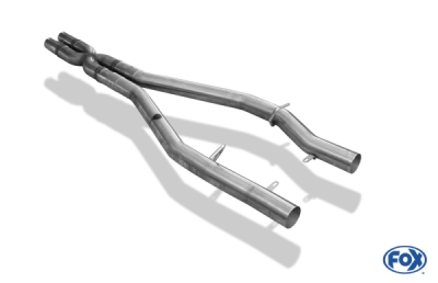 FOX Nerezový výfuk | Přední tlumič - Chrysler 300 C, SRT8, 2004-2010, CR100040-VER