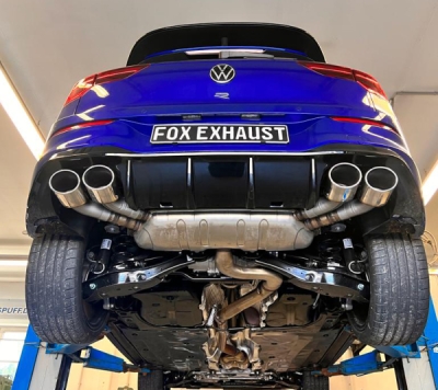 Výfuky VW Golf VIII R pravý/levý - 2x115x85 typ 32 pravý FOX VW057010-348
