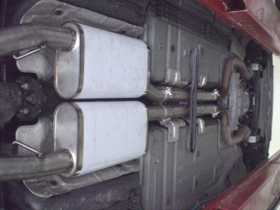 FOX Nerezový výfuk | Přední tlumič - Chrysler 300 C, SRT8, 2004-2010, CR100040-VSD