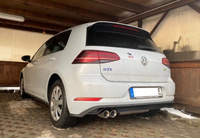 VW Golf VII - GTE koncový tlumič - 2x80 typ 25 FOX VW056217-290