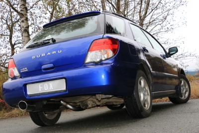 FOX Nerezový výfuk | Zadní tlumič - Subaru Impreza (GD, GG), 1.5, 2000-2007, SU040031-751