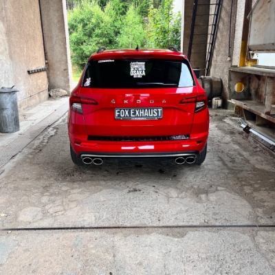 Výstupní tlumič Škoda Karoq 4x4 pravý/levý - 2x115x85 ty FOX SK130005-346