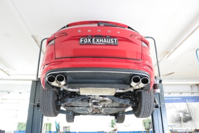Výstupní tlumič Škoda Karoq 4x4 pravý/levý - 2x115x85 ty FOX SK130005-346