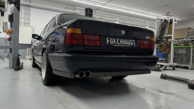 BMW E34 M5 koncový tlumič - 2x76 typ 10 FOX BM030012-288