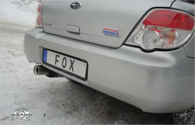 FOX Nerezový výfuk | Zadní tlumič - Subaru Impreza (GD, GG), 1.5, 2000-2007, SU040031-073