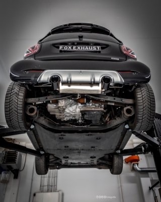 Smart Fortwo 453 mit Brabus Heckansatz Konečný tlumič výfuku vpravo/ FOX SM011053-291B