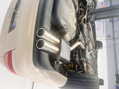 Audi S4 B5 koncový tlumič výfuku - 2x88x74 typ 32 FOX AU060112-344