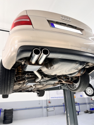 Audi S4 B5 koncový tlumič výfuku - 2x88x74 typ 32 FOX AU060112-344