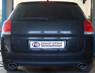 FOX Nerezový výfuk | Zadní tlumič - Opel Signum , 3.2 V6, 2003-2008, OP200005-351