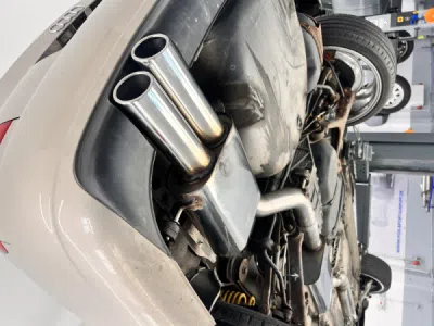 Audi S4 B5 koncový tlumič výfuku - 2x88x74 typ 32 FOX AU060112-344