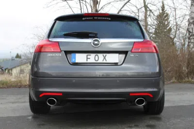 FOX Nerezový výfuk | Zadní tlumič - Opel Insignia, 2.8i V6 T, 2008-0, OP190013-461