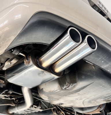 Audi A4 B5 quattro koncový tlumič výfuku - 2x88x74 typ 32 FOX AU060122-344
