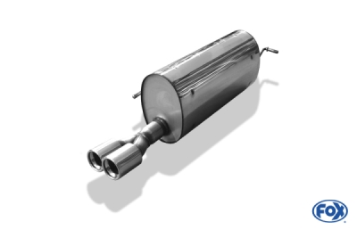FOX Nerezový výfuk | Zadní tlumič - Citroen C4 I (LC), 2.0 16V, 2004-2011, CI140001-070