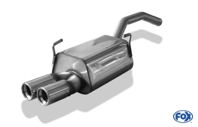 FOX Nerezový výfuk | Zadní tlumič - Peugeot 807 (E), 3.0 V6, 2002-2014, CI160001-070