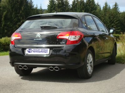 FOX Nerezový výfuk | Zadní tlumič - Citroen C4 II (B7), 1.6, 2007-0, CI141013-346