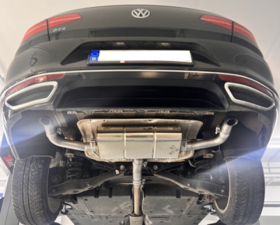 VW Passat B8 GTE Finální tlumič výfuku - neviditelné výfuky FOX VW025005-001