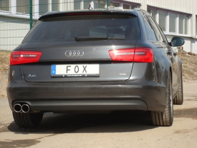FOX Nerezový výfuk | Zadní tlumič - Audi A6 (4G), 2.0 TDi, 2011-0, AU073012-132
