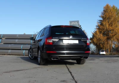 FOX Nerezový výfuk | Zadní tlumič - Skoda Octavia (5E), 2.0 TDi, 2013-0, SK062033-750