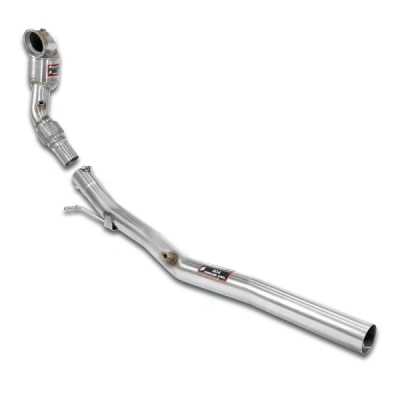 Turbo downpipe kit with metallic catalytic converter 100CPSI WRC Supersprint 328461