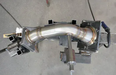 Downpipe kit pravý + levý (nahrazuje katalyzátor) Supersprint 249511