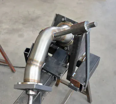 Downpipe kit pravý + levý (nahrazuje katalyzátor) Supersprint 249511