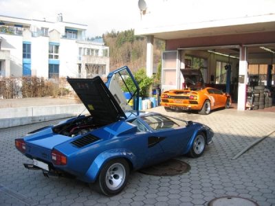 Lamborghini Countach vč. QV (1974-1985) Nerezové výfukové svody Quicksilver LM129
