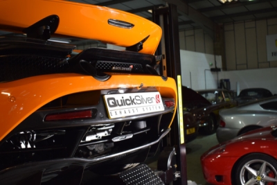 McLaren 720S (2017 a novější) trubky nahrazující katalyzátory s keramickým povlakem, QUICKSILVER ML721S